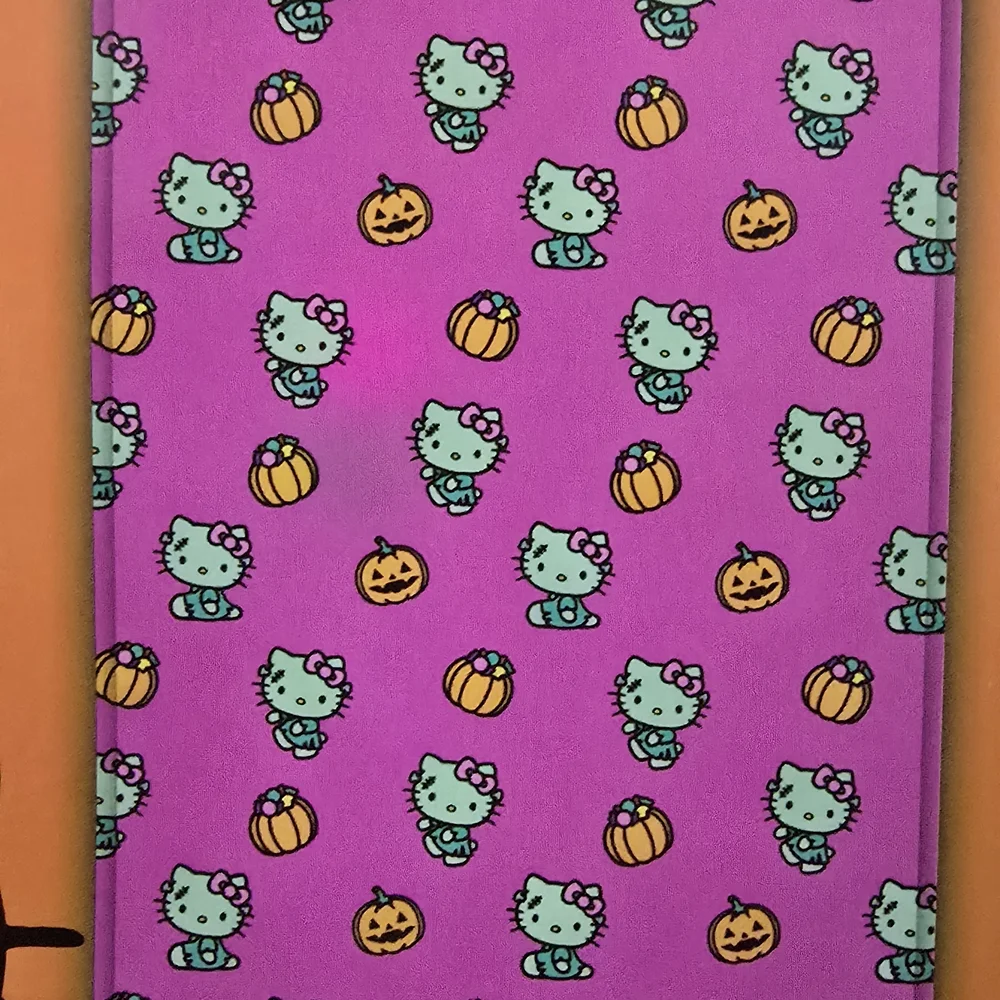 Hello Kitty Halloween Plush Blanket – Twin Pumpkin Frankenstein